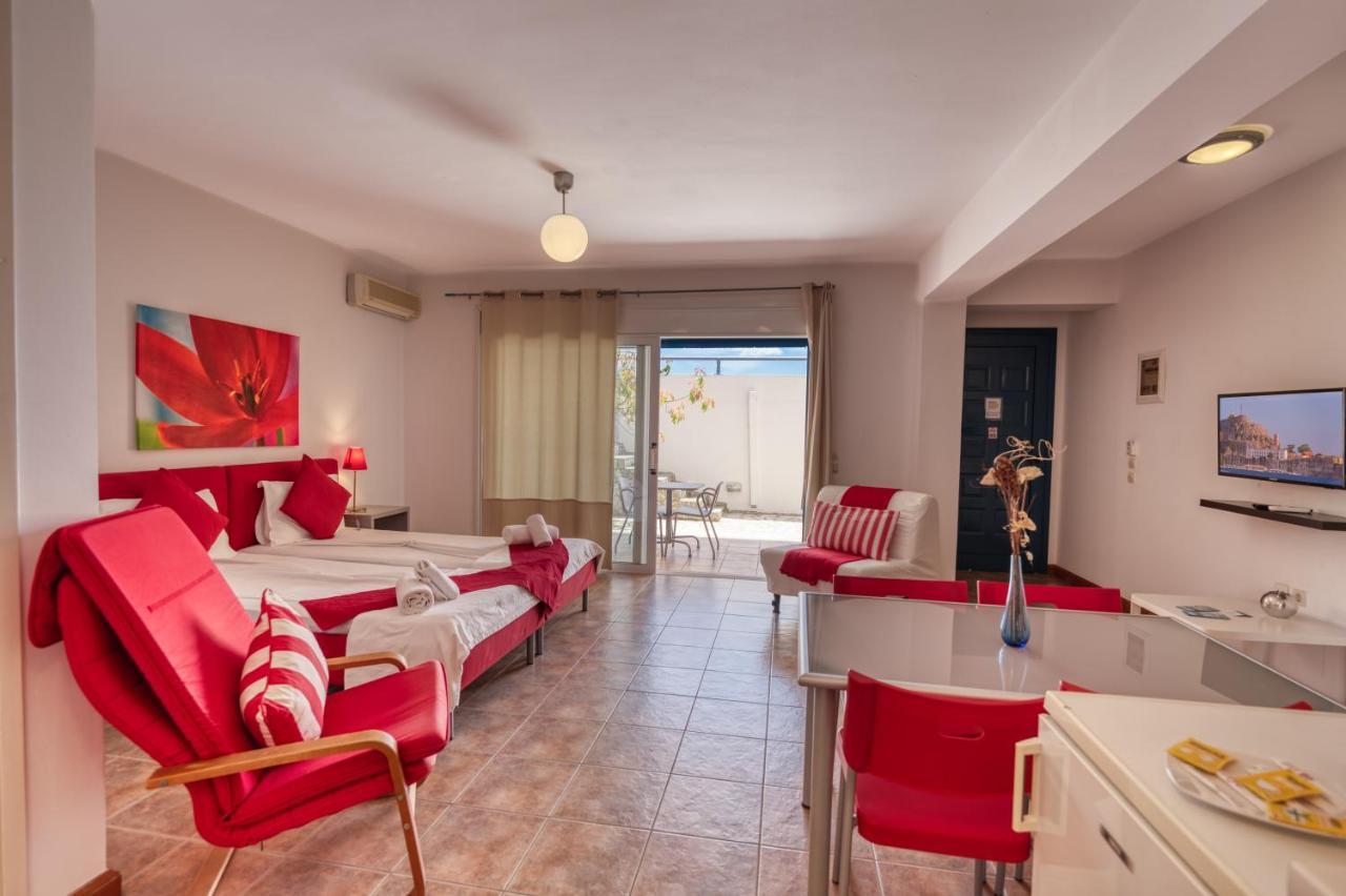 Glyfa Corfu Apartments Barbati Bagian luar foto
